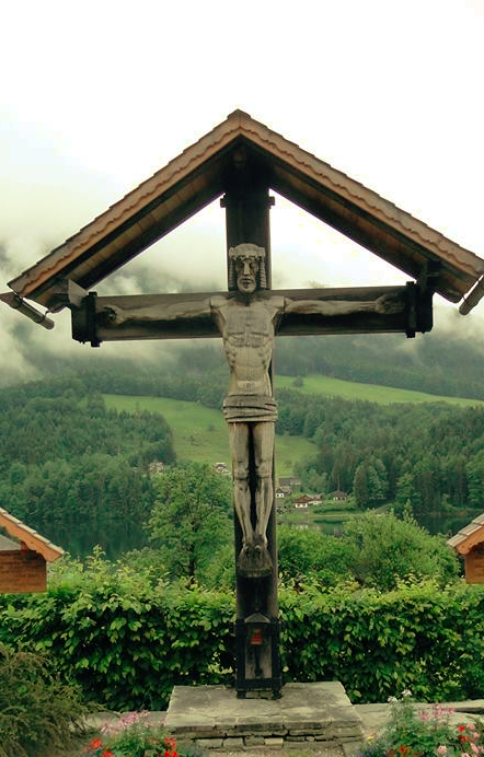 Hans Mayerl: Kruzifix am Grundlseer Friedhof